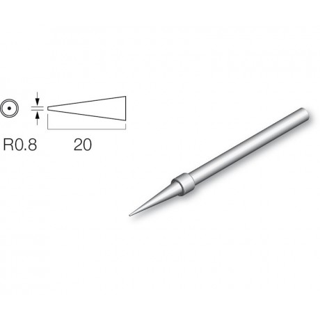 Punta de 0,5mm para soldador 8PK-S112B -5PK-S112B7