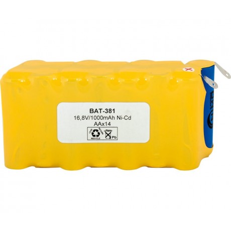 Pack de baterías 16,8V/1000mAh Ni-Cd -  AA X 14