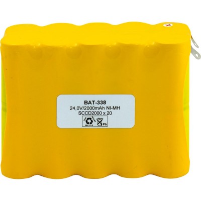 Pack de Batería de reemplazo 24V/2000mAh Ni-CD - SCCD2000 X 20,  Flasco