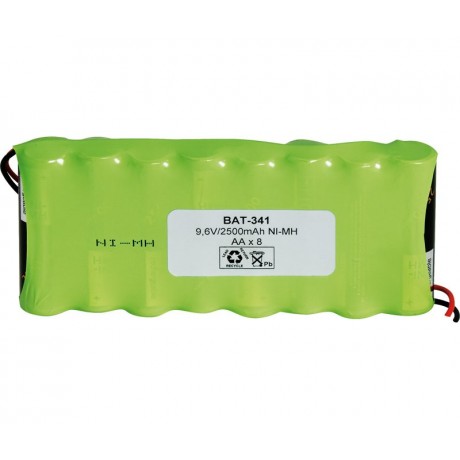 Pack de Batería de reemplazo 9.6V/2500mAh NI-MH AA X 8 cables