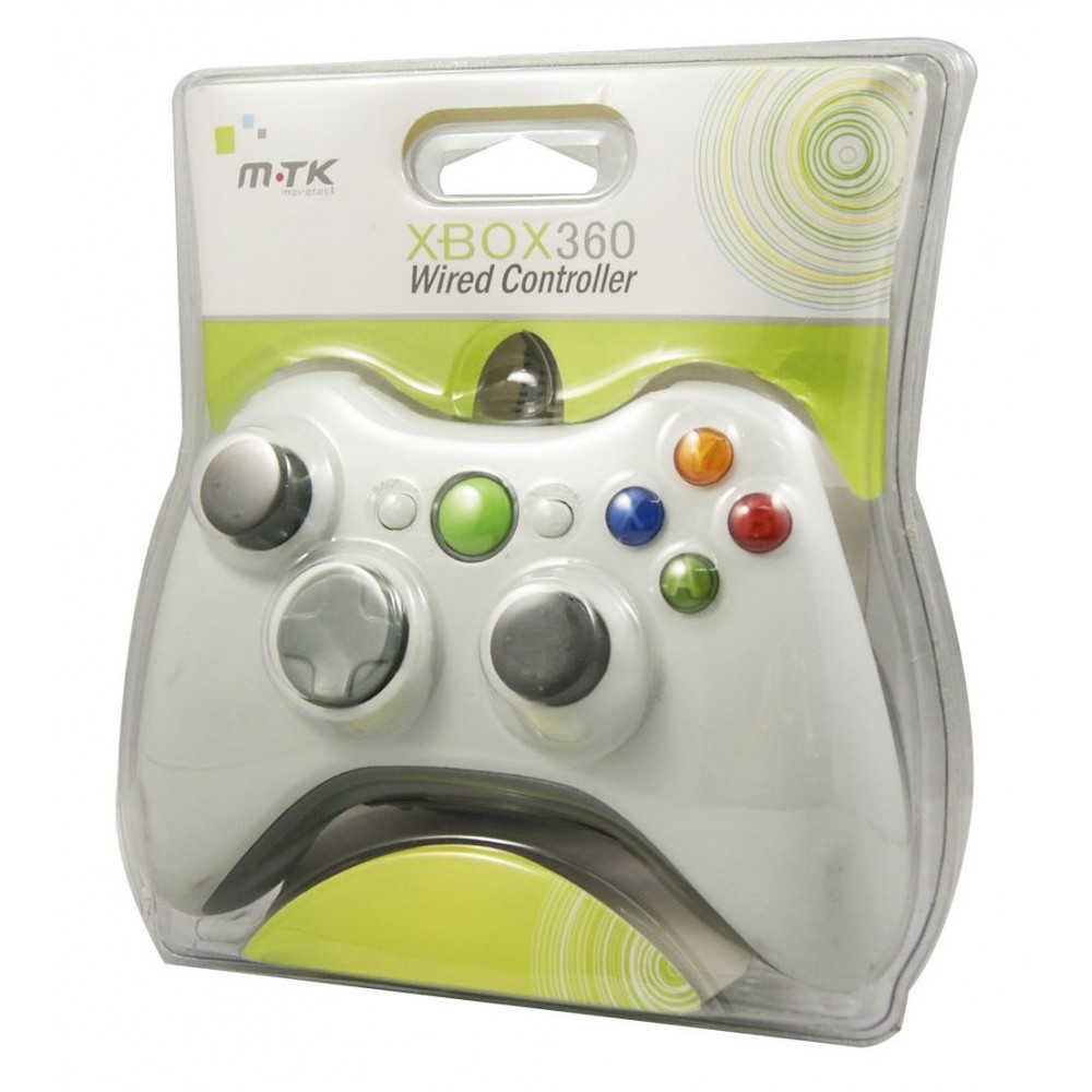Mando Compatible Blanco Con Cable Para Xbox 360 con Ofertas en Carrefour