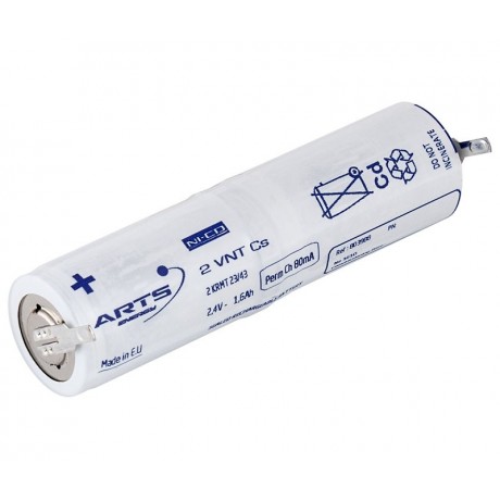 Pack de Baterías de reemplazo 2.4V/1600mAh Ni-CD SCCD1600 X 2, Terminales