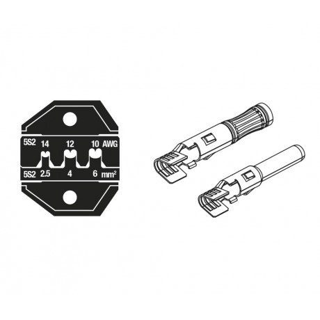 Boca de repuesto para crimpadoras de Conectores Placas Solares MC4 de Proskit - CP-5S2D