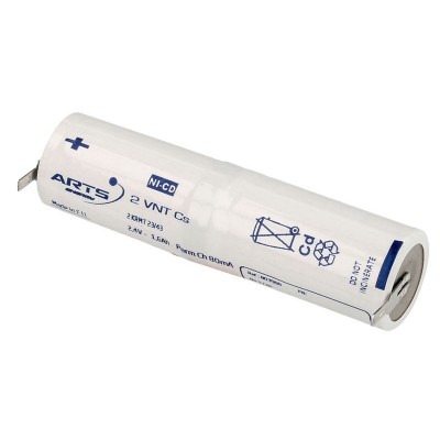 Pack de Baterías de reemplazo 2.4V/1600mAh Ni-CD SCCD1600 X 2, Terminales