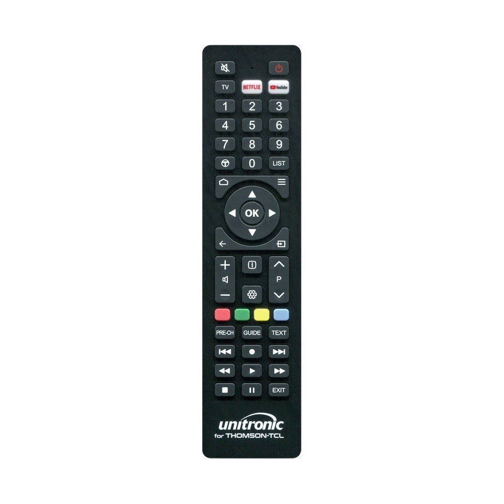 Mando universal para TV Thomson-TCL con botón NETFLIX y , en blister