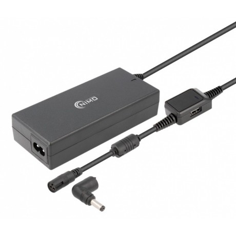 ALM292 Alimentador Automático PC portátil 15..20Vcc/90W + Clavija intercambiable opcional