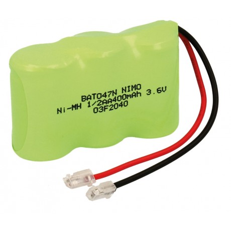 Pack de Baterías de reemplazo 3.6V/600mAh NI-MH - 1/2AA X 3 conector