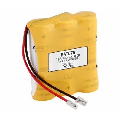 Pack de Baterías de reemplazo 3.6V/940mAh Ni-CD - AA/RC6 X 3, Conector