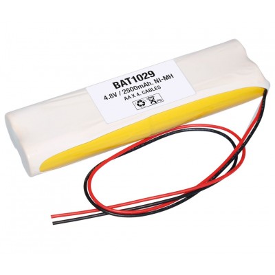 Pack de Batería de reemplazo 4.8V/2500mAh NI-MH - AA X 4, 2 bastones y cable