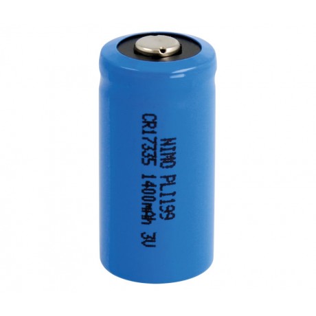 Pila Litio CR17335BL, BR2/3A 3,0V/1400mAh