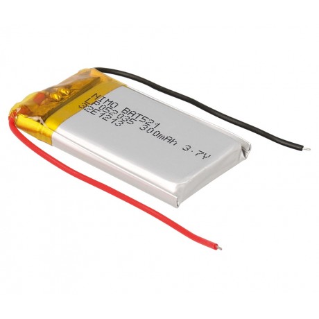 Batería recargable Li-Polímero GSP052035, Con cto. de control