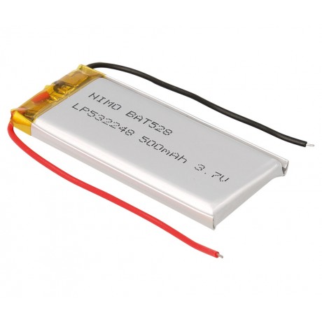Batería recargable Li-Polímero GSP532248, Con cto. de Control