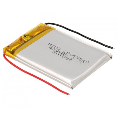 Batería recargable Li-Polímero GSP043040, Con cto. de control