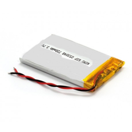 Batería recargable Li-Polímero GSP053048, Con cto. de Control