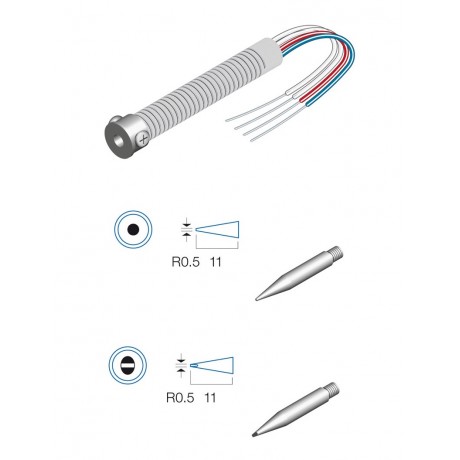 Juego de Puntas y Resistencia para Soldador HRV7508 - HRV7508JP