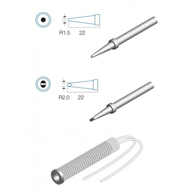 Juego de Puntas y Resistencia para Soldador HRV7514 - HRV7514JP