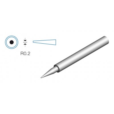 Punta redonda para soldador HRV8380 de 0,2mm HRV8380P02