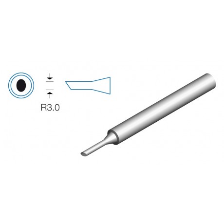 Punta biselada para soldador HRV8380 de 3.0mm HRV8380P03