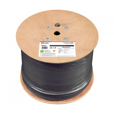 Cable para Datos UTP CCA Cat.5e AWG24 exterior rígido 1000m, Carrete madera - WIR9115