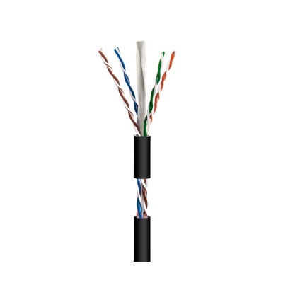 Cable para Datos UTP CCA Cat.6e exterior rígido 1000m, Carrete madera - WIR9118