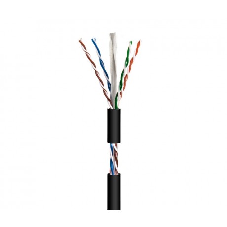 Cable para Datos UTP CCA Cat.6e exterior rígido 1000m, Carrete madera - WIR9118