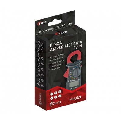 Pinza amperimétrica multifunción 400A CA CAT.II 600V