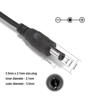 Alimentador Electrónico 12V-2AMP-24W Conector de 5.5X2.1mm - 199.1105/2.1